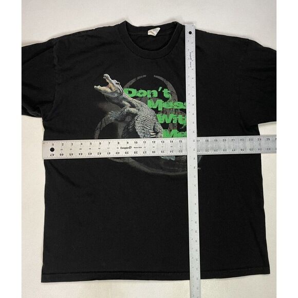 Alligator Don't Mess With Me 2007 Graphic T-shirt Men XL Short Sleeve - Picture 6 of 6